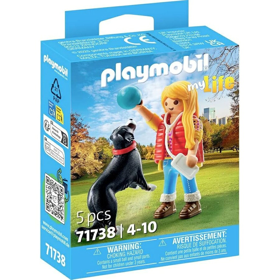 PLAYMOBIL 71738 山犬を持つ若若しいお嬢さん PLAYMOBIL 71738 Jeune fille avec Chien de montagne