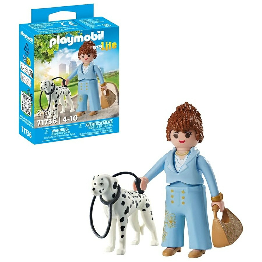 プレイモービル 71736 ダルメシアンを持つ商行為家 PLAYMOBIL 71736 Femme d\u0027affaire avec Son Dalmatien