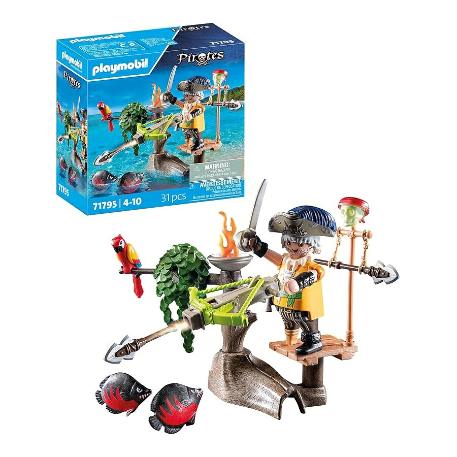 プレイモービル PLL71795 パイレーツ + 木と魚 PLAYMOBIL PLL71795 PIRATE + TREE AND FISH
