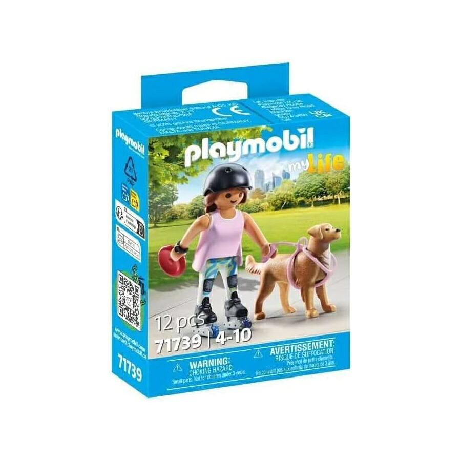 PLAYMOBIL 71739 レトリーバーを持つ巻きお嬢さん PLAYMOBIL 71739 Jeune fille rolleuse avec Retriever