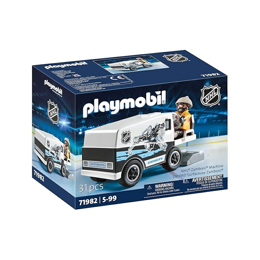 プレイモービル NHL ザンボーニ 器械 Playmobil NHL Zamboni Machine