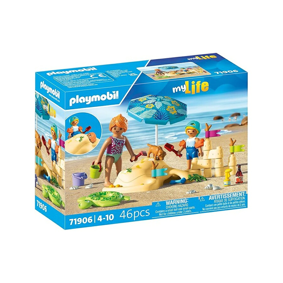 プレイモービル 身寄り 気違い アット ザ 砂浜 Playmobil Family Fun at The Beach