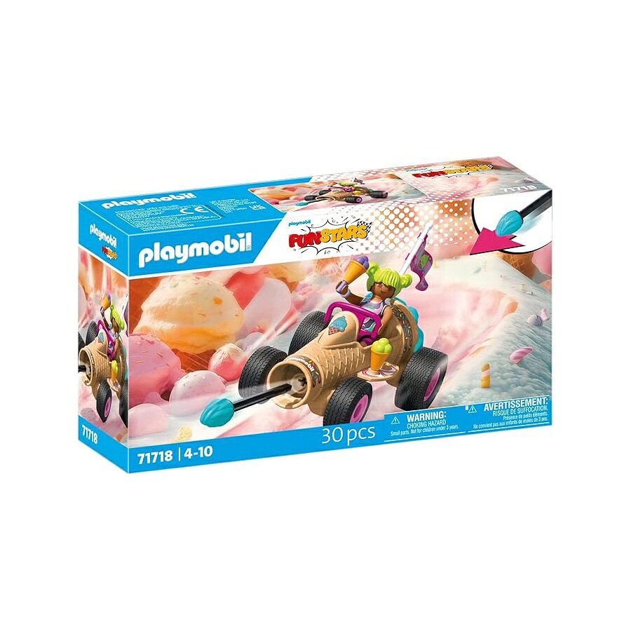 プレイモービル 一ころ 内燃機関 皮膚軟化剤 玉蜀黍 Playmobil Racing Ice Cream Cone