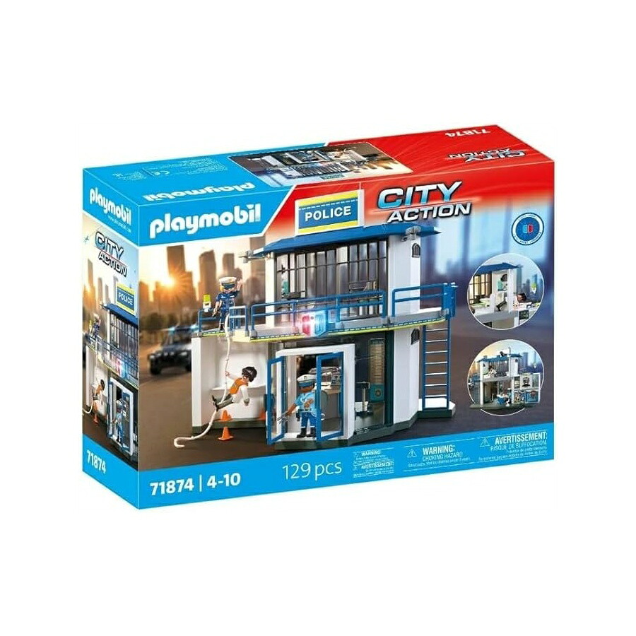 プレイモービルお巡りさん署と警察捜査室 Playmobil Police Station with Investigation Room