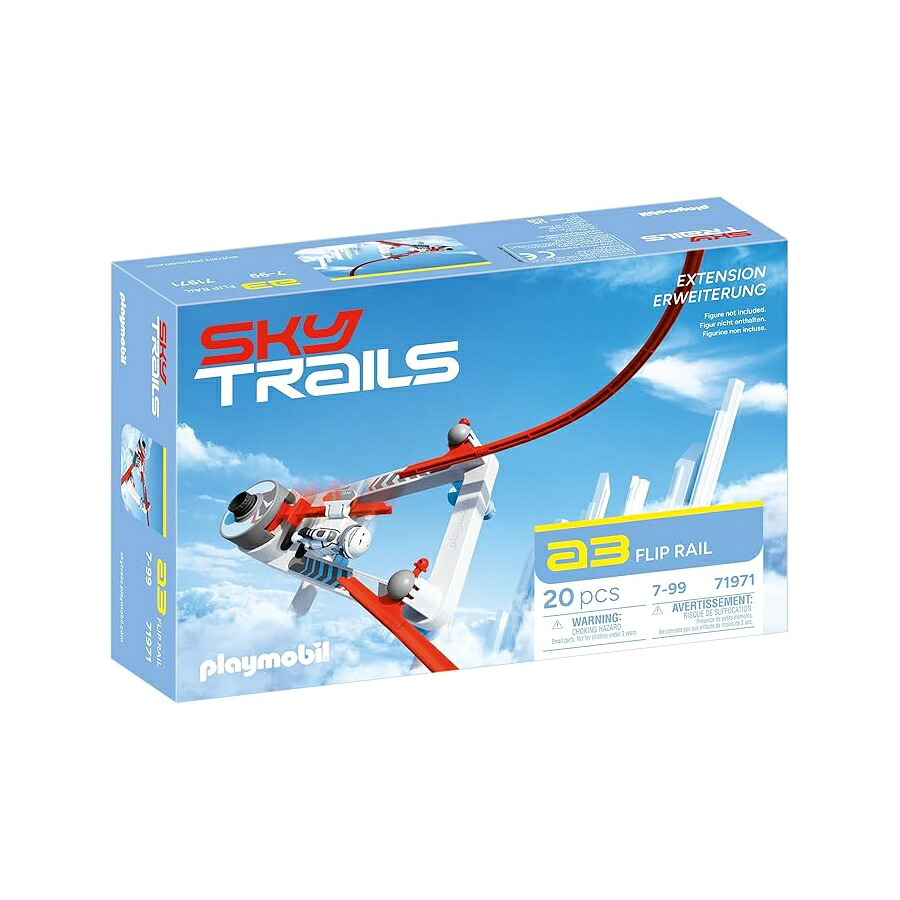 プレイモービル 天の原 トレイル: フリップ 軌跡 付属物 容器に並べる Playmobil Sky Trails: Flip Rail Accessory Pack