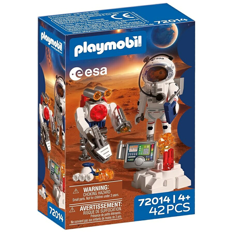 プレイモービル ESA: 人造人間と全ての存在飛行機移動士 Playmobil ESA: Astronaut with Robot