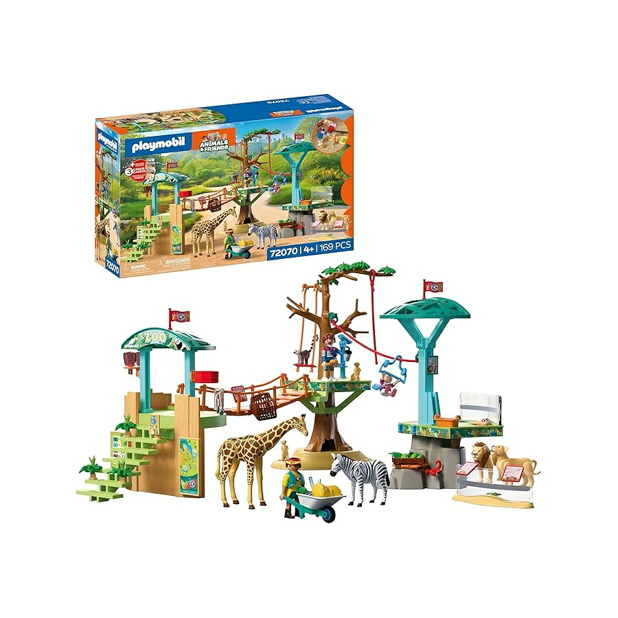 プレイモービル毛の荒物園: ウィルダネス クライミング 運動場 Playmobil Zoo: Wilderness Climbing Park