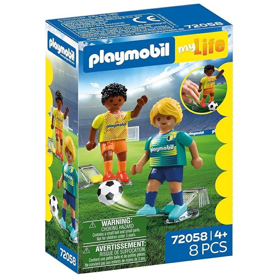 プレイモービルの蹴球運動選手 Playmobil Soccer Players