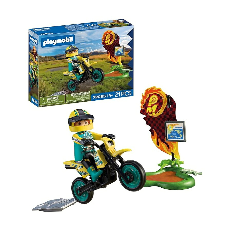 プレイモービル オフロード 原動機 自動二輪車 Playmobil Offroad Motor Bike
