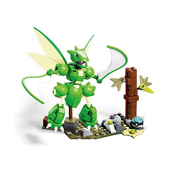 受賞店舗 ポケモン ブロック おもちゃ メガブロック ストライク メガコンストラックス Mega Construx Pokemon Scyther Figure 全ての Www Faan Gov Ng