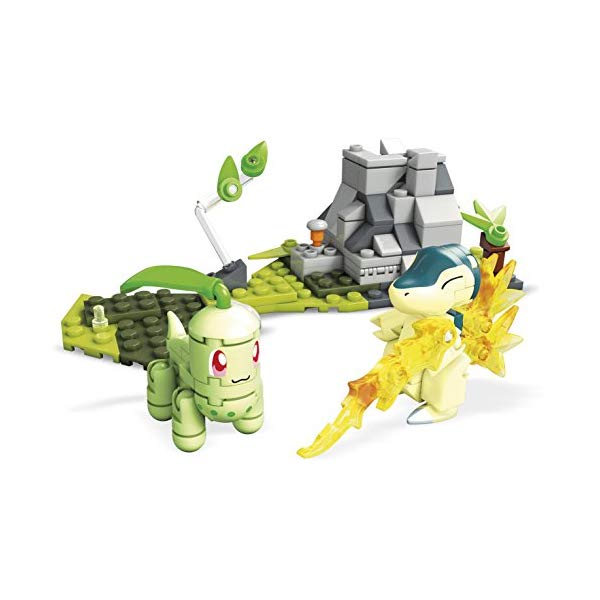 ポケモン ブロック おもちゃ メガブロック チコリータ ヒノアラシ メガコンストラックス Mega Construx Pokemon Chikorita Vs. Cyndaquil Dom Building Set