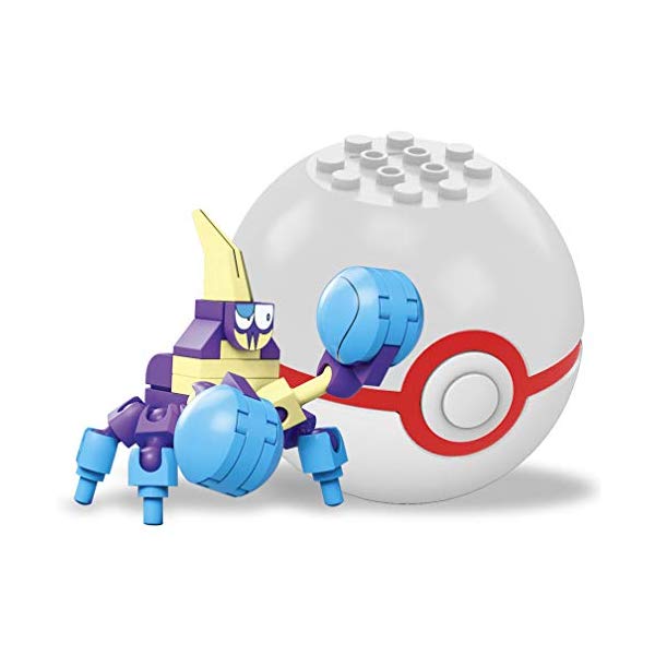 楽天市場 ポケモン ブロック おもちゃ メガブロック マケンカニ メガコンストラックス Mega Construx Pokemon Crabrawler Figure I Selection