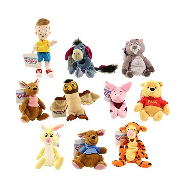 楽天市場 ディズニー プーと大人になった僕 くまのプーさん ぬいぐるみ セット Disney Bean Bag Plush Winnie The Pooh Set Of 10 Pooh Tigger Roo Eeyore Piglet Kanga 4 I Selection