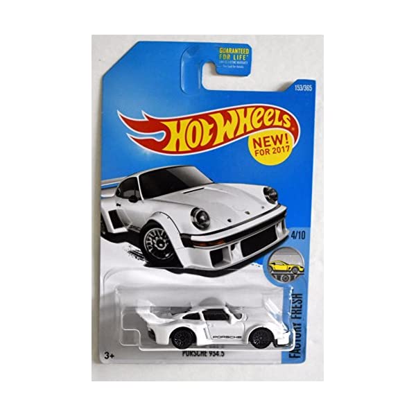 ポルシェ ホットウィール モデルカー ダイキャスト 模型 ミニカー グッズ 納車祝い プレゼント インテリア スーパーカー Hot Wheels 2017 Factory Fresh Porsche 934.5 153/365, White