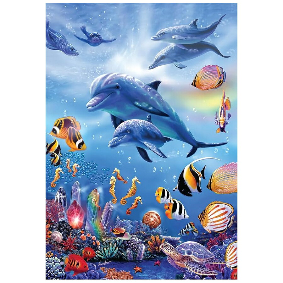 ジグソーパズル アート インテリア アナトリア タツノオトシゴの王国 260 XLピース #3298 Anatolian Puzzle -Seahorse Kingdom 260 XL Piece Jigsaw Puzzle #3298|i-selection