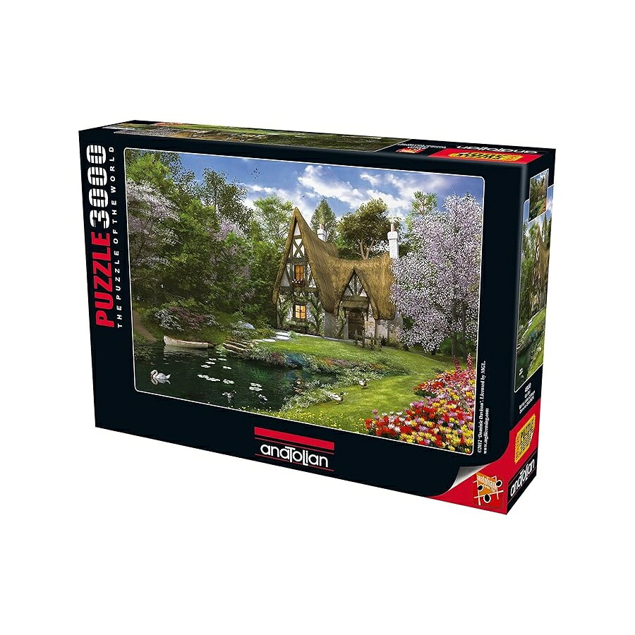ジグソーパズル アート インテリア アナトリア スプリング レイク コテージ 3000ピース #4900 Anatolian Puzzle Spring Lake Cottage 3000 Piece Jigsaw Puzzle #4900|i-selection