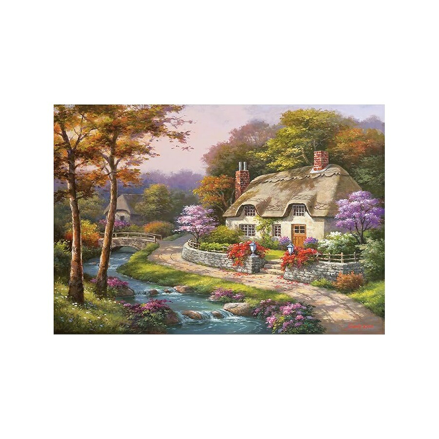 ジグソーパズル アート インテリア アナトリア スプリング コテージ 500ピース #3577 Anatolian Puzzle Spring Cottage 500 Piece Jigsaw Puzzle #3577|i-selection