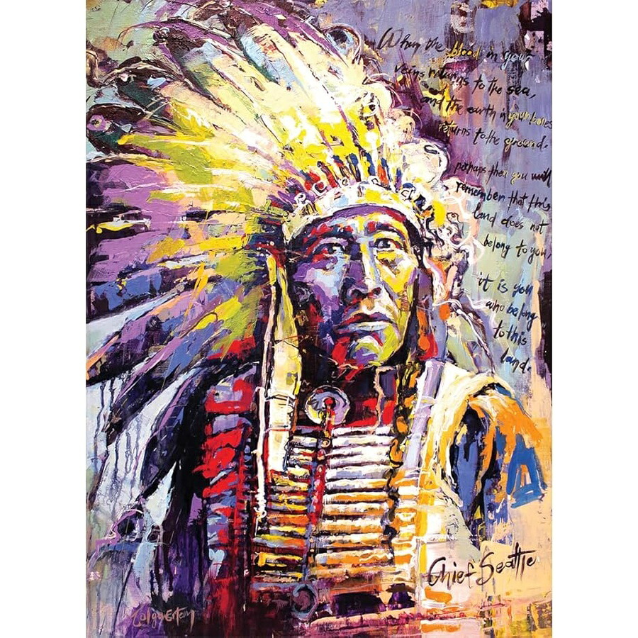 ジグソーパズル アート インテリア アナトリア シアトル酋長 1000ピース #1104 Anatolian Puzzle Chief Seattle 1000 Piece Jigsaw Puzzle #1104｜i-selection 8,123円