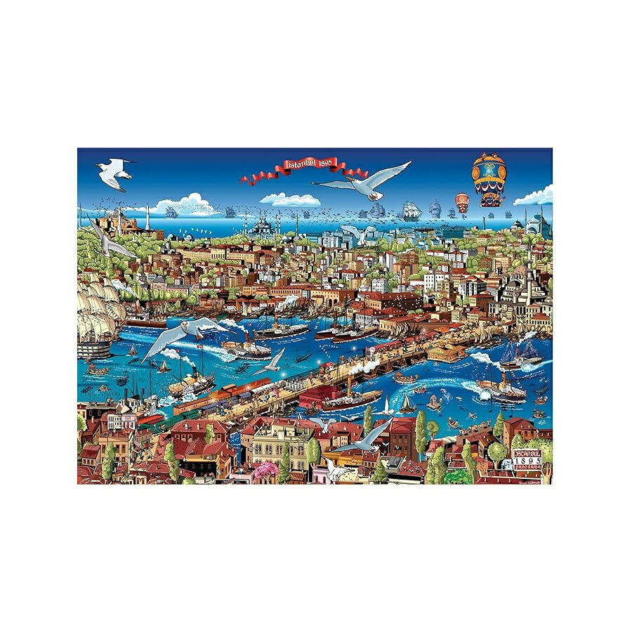 ジグソーパズル アート インテリア アナトリア イスタンブール 1895 3000ピース 4921 Anatolian Puzzle Istanbul 1895 3000 Piece Jigsaw Puzzle 4921｜i-selection