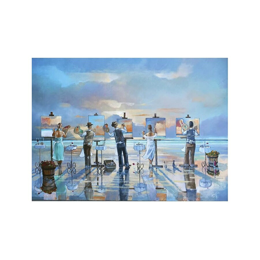 ジグソーパズル アート インテリア アナトリア 嵐を描く 1000ピース #1132 Anatolian Puzzle Painting Up a Storm 1000 Piece Jigsaw Puzzle #1132｜i-selection 8,568円