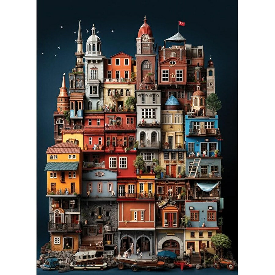ジグソーパズル アート インテリア アナトリア バラット 1000ピース #1157 Anatolian Puzzle Balat 1000 Piece Jigsaw Puzzle #1157|i-selection