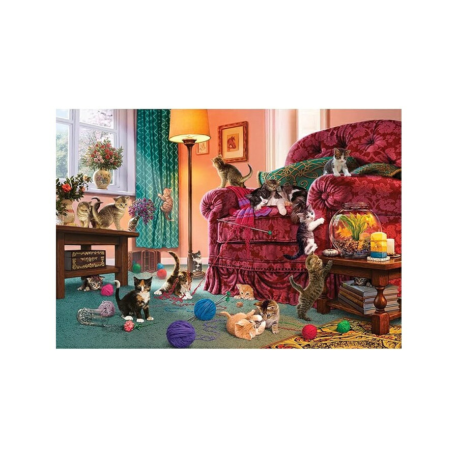 ジグソーパズル アート インテリア アナトリア いたずらな子猫 500ピース #3632 Anatolian Puzzle Naughty Kittens 500 Piece Jigsaw Puzzle #3632|i-selection