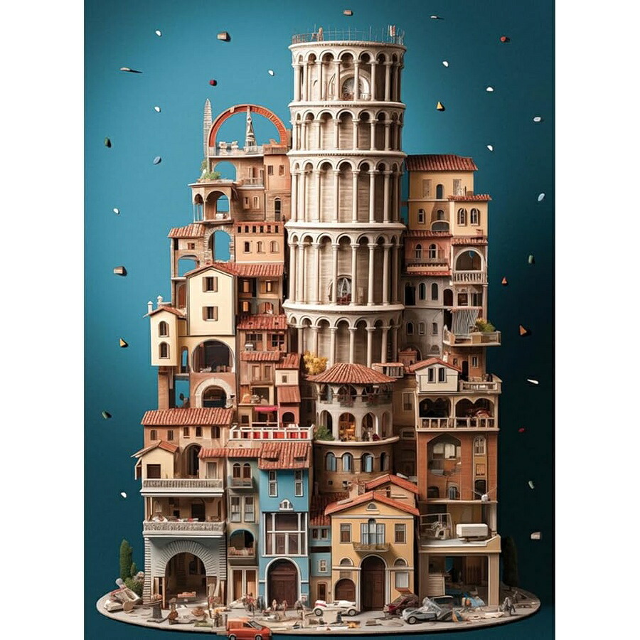 ジグソーパズル アート インテリア アナトリア ピサの斜塔 1000ピース #1164 Anatolian Puzzle Pisa 1000 Piece Jigsaw Puzzle #1164｜i-selection