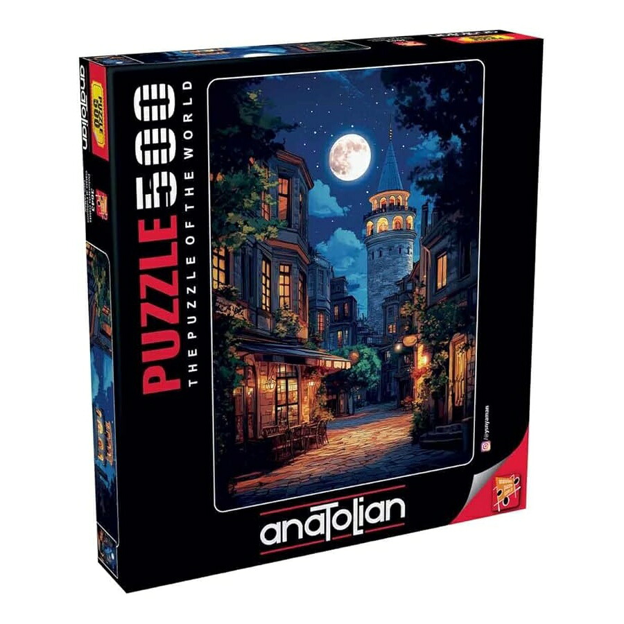ジグソーパズル アート インテリア アナトリア 満月の感謝祭 500ピース #3643 Anatolian Puzzle -Galata at Fullmoon 500 Piece Puzzle #3643|i-selection