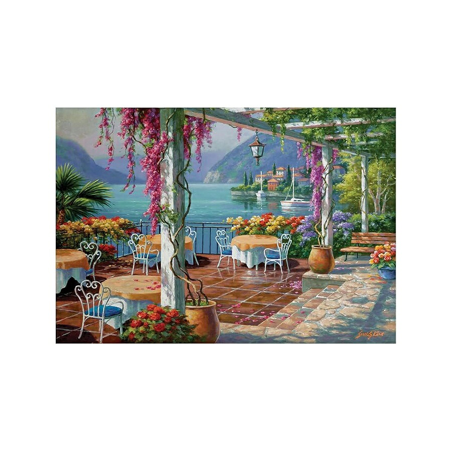 ジグソーパズル アート インテリア アナトリア 藤棚 500ピース #3578 Anatolian Puzzle Wisteria Terrace 500 Piece Jigsaw Puzzle #3578|i-selection