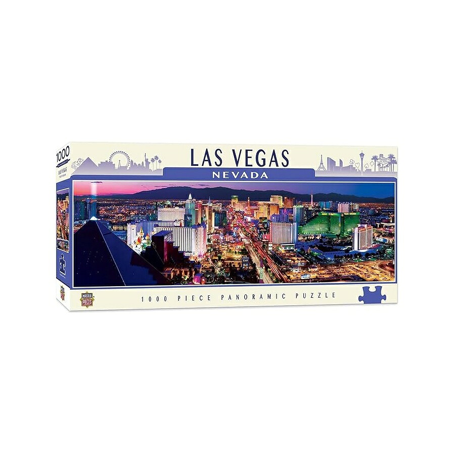 ジグソーパズル アート インテリア MasterPieces Cityscape Panoramics 1000 コレクション ラスベガス 1000ピース MasterPieces Cityscape Panoramics 1000 Puzzles Collection Las Vegas 1000 Piece Jigsaw Puzzle|i-selection