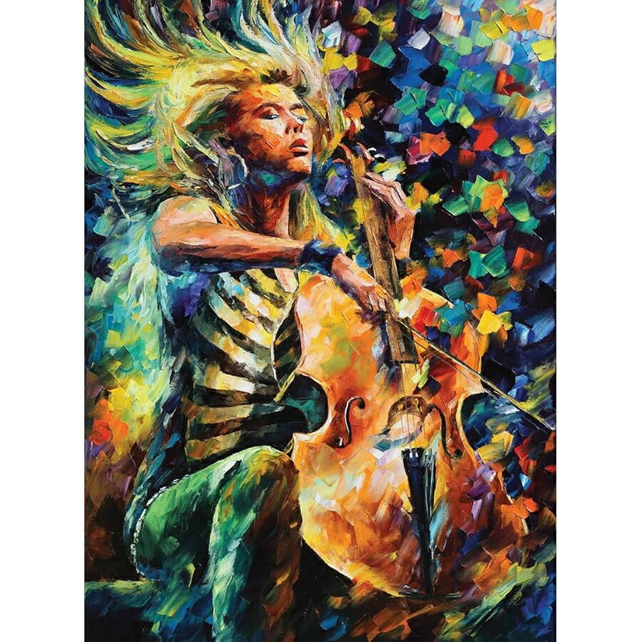 ジグソーパズル アート インテリア アナトリア 素晴らしいチェリスト 1000ピース #1108 Anatolian Puzzle Fabolous Cellist 1000 Piece Jigsaw Puzzle #1108｜i-selection