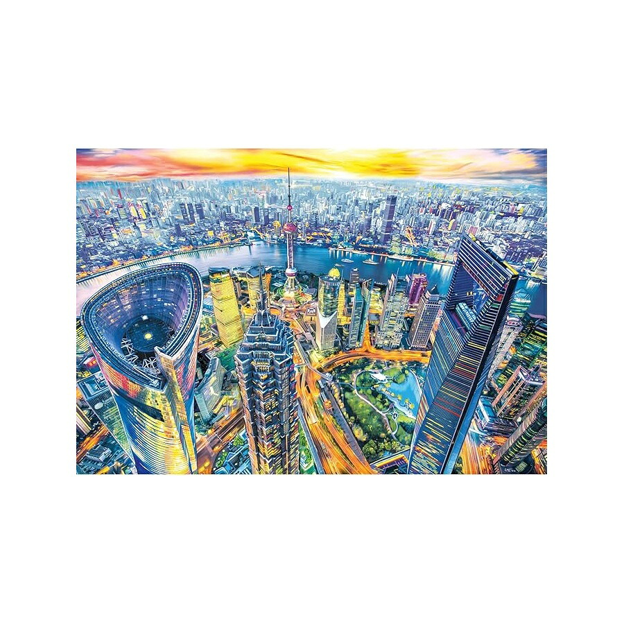 ジグソーパズル アート インテリア アナトリア 上海の眺め 2000ピース 3962 Anatolian Puzzle View of Shanghai 2000 Piece Jigsaw Puzzle 3962｜i-selection