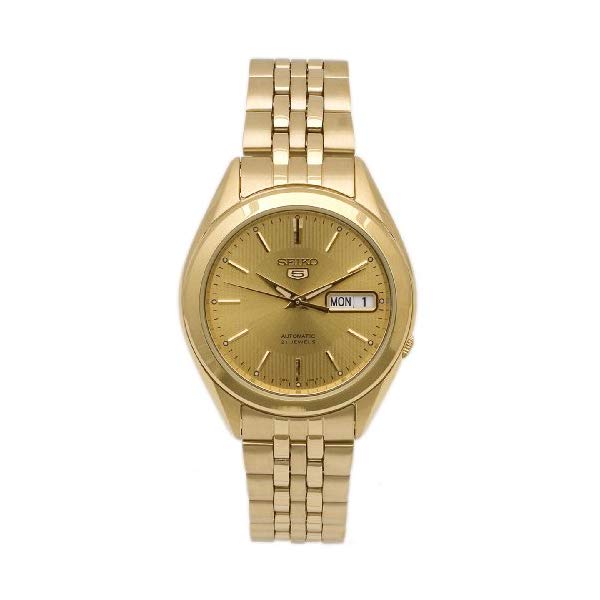 セイコー 腕時計 SEIKO SNKL28 メンズ ウォッチ 男性用 SEIKO Men's SNKL28 Gold Plated Stainless Steel Analog with Gold Dial Watch｜i-selection