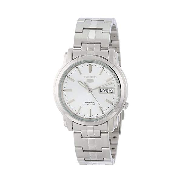 セイコー 腕時計 SEIKO SNKK65 メンズ ウォッチ 男性用 SEIKO Men's SNKK65 SEIKO 5 Automatic Stainless Steel Watch with Silver-Tone Dial｜i-selection