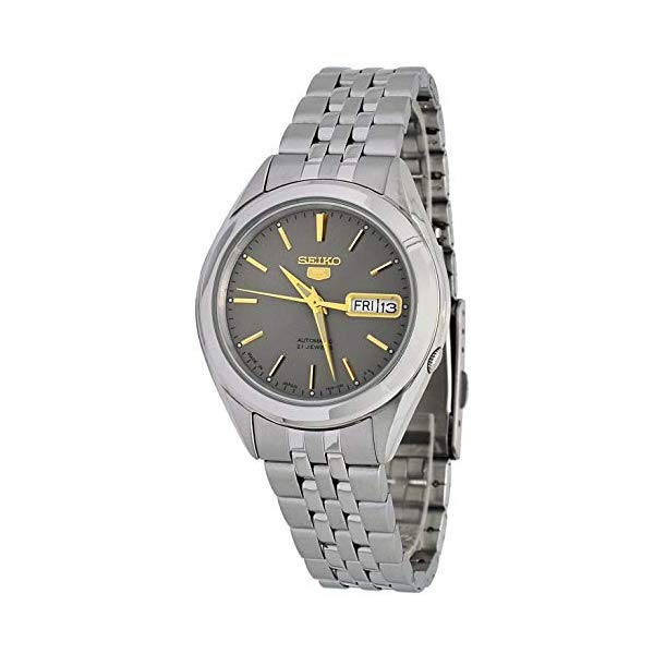 セイコー 腕時計 SEIKO SNKL19J1 ウォッチ メンズ 男性用 SEIKO 5 Automatic Mens Watch Grey &times; gold SNKL19J1｜i-selection