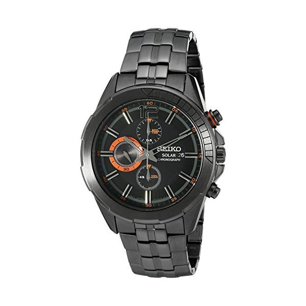 SEIKO クロノグラフ ブラック腕時計 SEIKO クロノグラフ 腕時計 ブラック - メルカリ