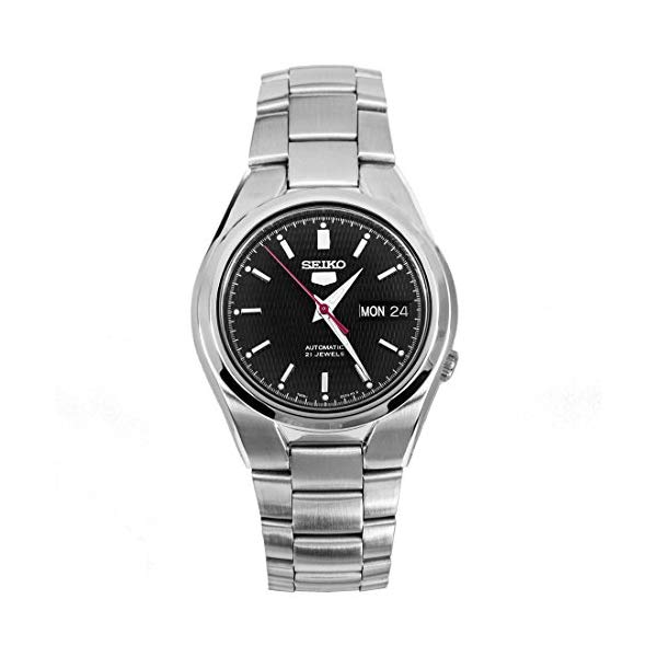 セイコー 腕時計 SEIKO SNK607 ウォッチ メンズ 男性用 SEIKO Men's SNK607 Automatic Black Dial Stainless Steel Watch