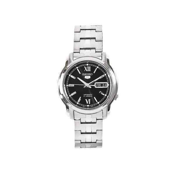 セイコー 腕時計 SEIKO SNKK81 ウォッチ メンズ 男性用 SEIKO Men\'s SNKK81 5 Stainless Steel Black Dial Watch