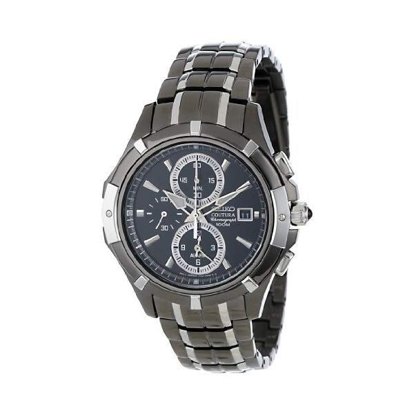 セイコー 腕時計 SEIKO SNAE57 ウォッチ メンズ 男性用 SEIKO Men's SNAE57 Black Dial Watch