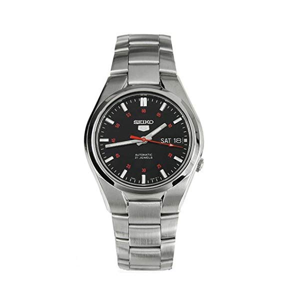 セイコー ウオッチ SEIKO SNK617 ご覧なさる メンズ 成人男性用 SEIKO Men\u0027s 5\u0027 Japanese Automatic Stainless Steel Casual Watch, Color: Black dial (Model: SNK617)