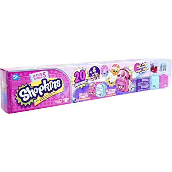 ショップキンズ 手あそび あやつり人形 お人形さん 図形 Shopkins S5 Mega Pack