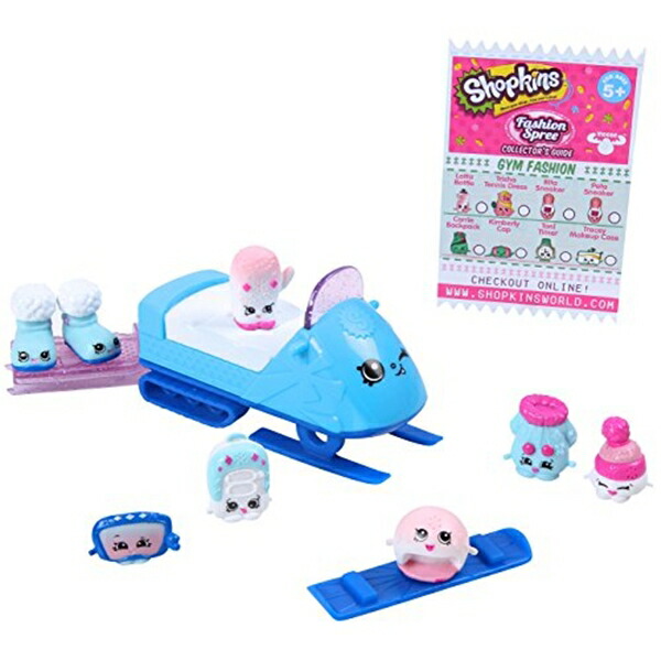 ショップキンズ 手あそび あやつり人形 お人形さん 図形 Shopkins Fashion Pack Frosty Fashion Collection