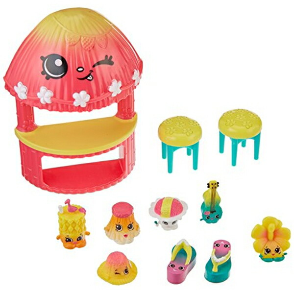ショップキンズ 手あそび あやつり人形 お人形さん 図形 Shopkins S4 Tropical Fashion Pack Collection