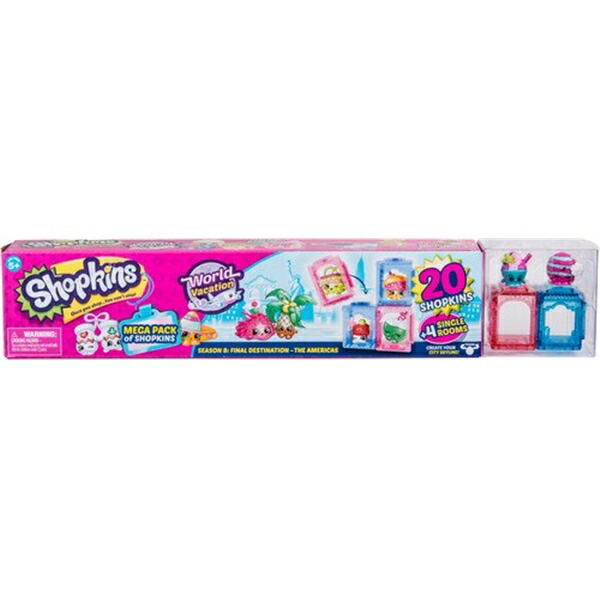 ショップキンズ 手あそび あやつり人形 お人形さん 図形 Shopkins Season 8 America Mega Pack