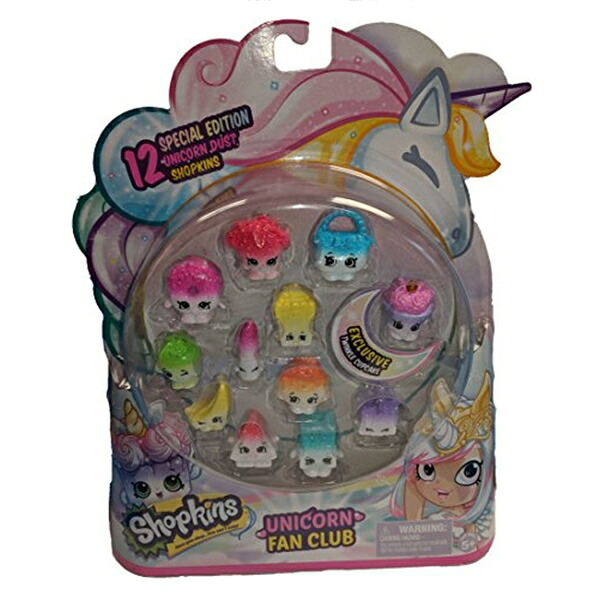 ショップキンズ 手あそび あやつり人形 お人形さん 図形 Shopkins Unicorn Fan Club Special Edition - 12 Unicorn Dust Shopkins Exclusive