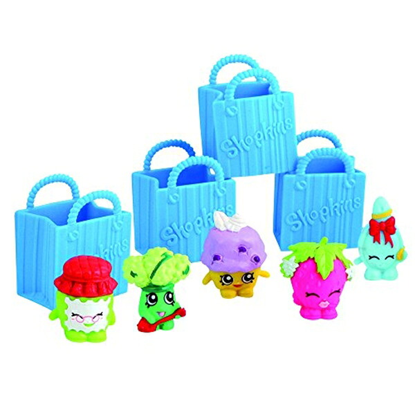 ショップキンズ 手あそび あやつり人形 お人形さん 図形 Shopkins Season 1 (5-Pack) (Styles Will Vary)