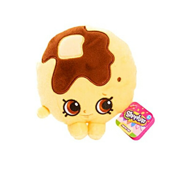 ショップキンズ ぬいぐるみ 座布団 上唇 Shopkins Pancake Jake Bean Plush