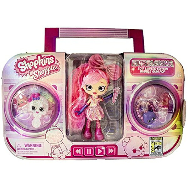 ショップキンズ 手あそび あやつり人形 お人形さん 図形 SDCC 2017 Shopkins Shoppies Bubbleisha