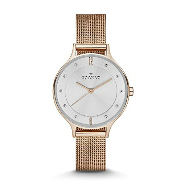スカーゲン Skagen ウオッチ Skagen Women\u0027s SKW2151 Anita Rose Gold Mesh Watch