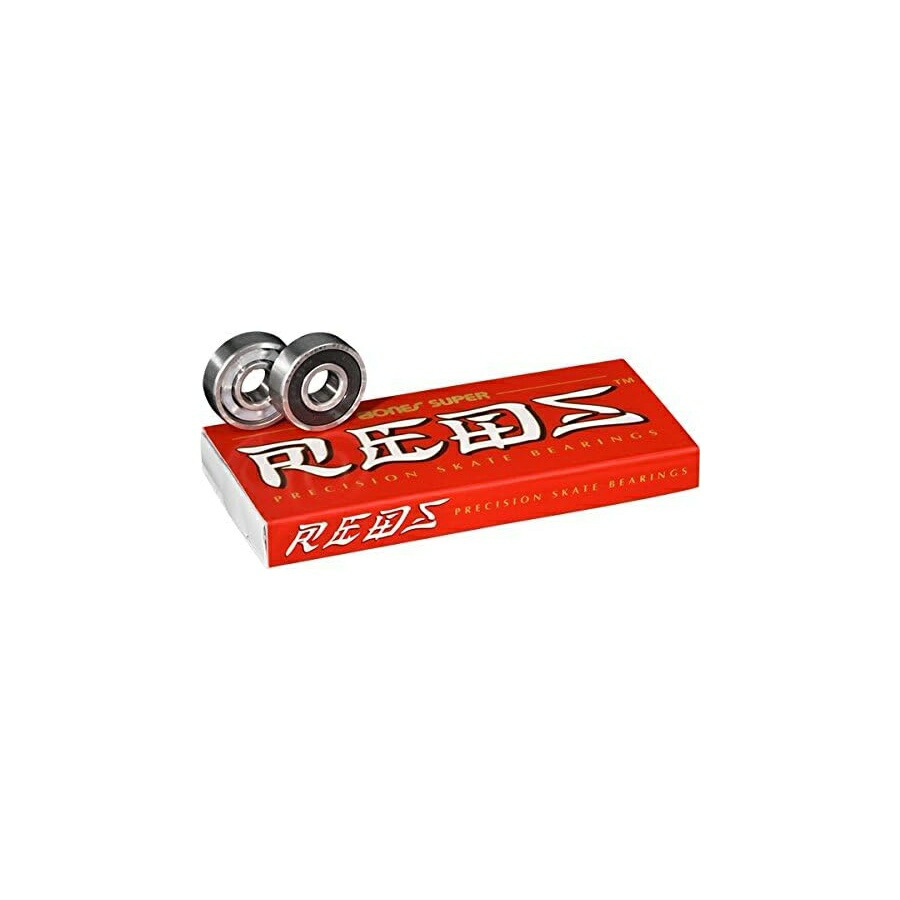 ボーンズ 百貨店 レッズ ベアリング 滑る定格滑るゲーム盤 ベアリング Bones Bearings Bones Super REDS Skate Rated Skateboard Bearings